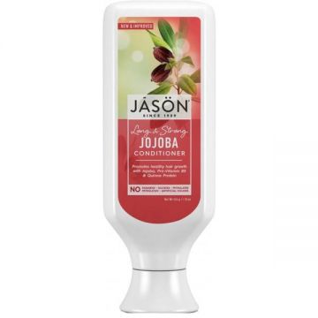 Balsam pentru Par Puternic si Sanatos cu Jojoba si Ulei de Ricin - Jason Conditioner Repairing Jojoba & Castor Oil, 454 ml