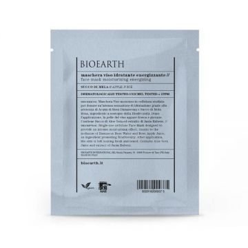 Masca pentru Ten Energizanta cu Suc de Mere -Tip Servetel - Bioearth, 1 buc