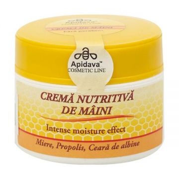 Crema Nutritiva de Maini Apidava, 50 ml