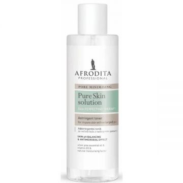 Lotiune Tonica Astringenta - Cosmetica Afrodita Pure Skin Solution Astringent Toner, 190 ml