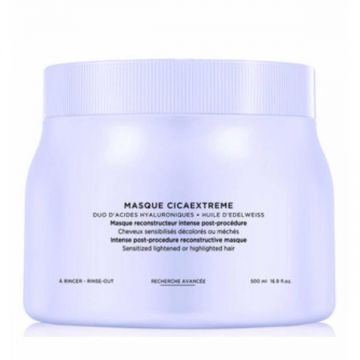 Masca Reconstructoare Post Decolorare - Kerastase Blond Absolu Masque Cicaextreme, 500 ml