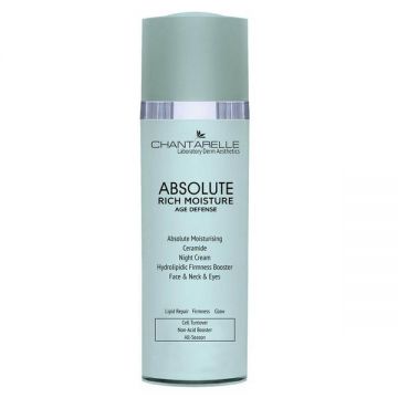 Crema de noapte Chantarelle Absolute Rich Moisture Ceramide Night Cream Hydrolipidic Firmness Booster CD1479, 50ml