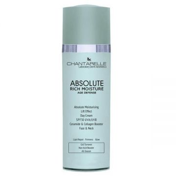 Crema de zi Chantarelle Absolute Rich Moisture Lift Effect Day Cream SPF30 Ceramide & Collagen Booster CD1478, 50ml