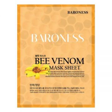 Masca Servetel Korean cu Venin de albine, efect anti-inflamator si puternic regenerant, Baroness, 21 g