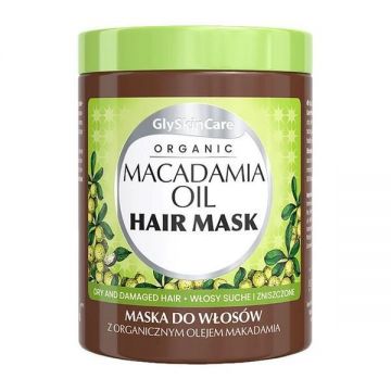 Masca tratament pentru par deteriorat,Glyskincare Macadamia Oil, 300ml