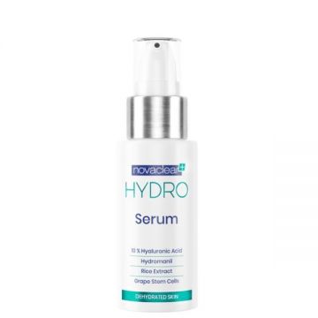 Ser ultraconcentrat pentru hidratare intensa cu Acid Hialuronic Hydro Novaclear 30ml