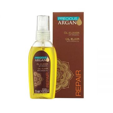 Elixir Tratament Reparator cu Ulei de Argan - Precious Argan Repair Oil Elixir with Argan Oil, 70ml