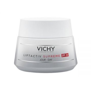 Crema de zi pentru lifting si fermitate cu SPF 30 Liftactiv Supreme, Vichy, 50 ml