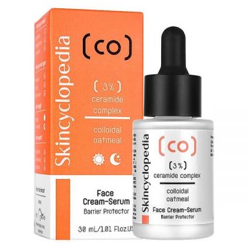 Crema-Serum Facial cu Ceramie si Ovaz Coloidal Skincyclopedia Camco, 30 ml