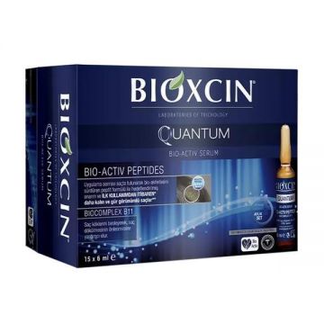 Ser tratament de intarire a parului Quantum Bioxcin Fiole, 15x6 ml
