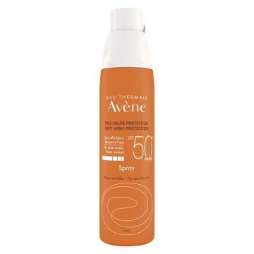 Spray pentru protectie solara cu SPF 50+, Avene, 200 ml