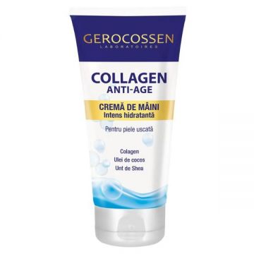 Crema de Maini Intens Hidratanta Collagen Anti-age pentru Piele Uscata, Gerocossen Laboratoires, 75 ml