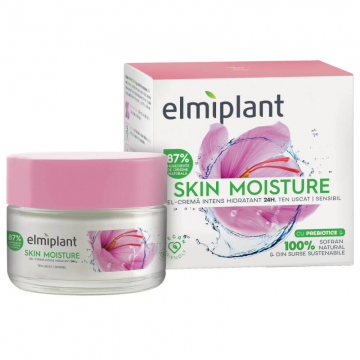 Crema Hidratanta de Zi pentru Ten Uscat/Sensibil Elmiplant Skin Moisture 25+, 50 ml