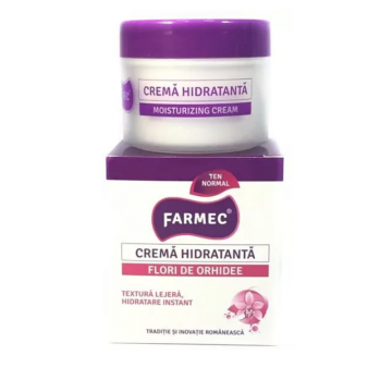 Crema Hidratanta Farmec cu Orhidee, 50 ml