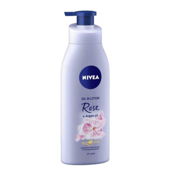 Lotiune Corp NIVEA Rose, 200 ml, Extract de Trandafiri, cu Pompita