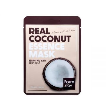 Masca Hidratanta cu Cocos Farmstay Essence Mask, 23 ml