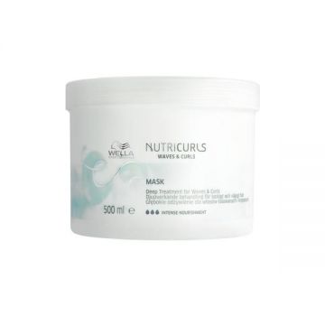 Masca Hidratanta pentru Parul Cret si Ondulat - Wella Professionals Nutricurls Deep Treatment for Waves & Curls, varianta 2023, 500 ml