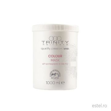 Masca ingrijire complexa si protectie UV pentru par vopsit Essentials Colour Trinity Haircare, 1000 ml
