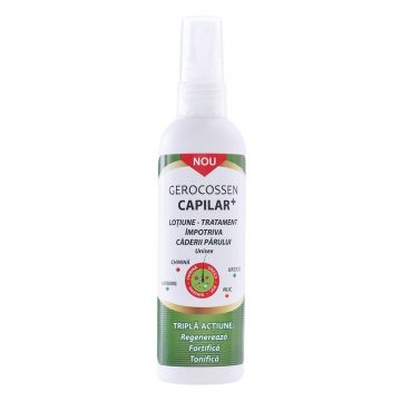 Capilar+ lotiune tratament impotriva caderii moderate a parului, 125 ml – Gerocossen