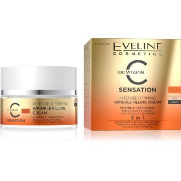 Crema de fata Eveline Cosmetics C Sensation 50+ (Concentratie: Crema pentru fata, Gramaj: 50 ml)