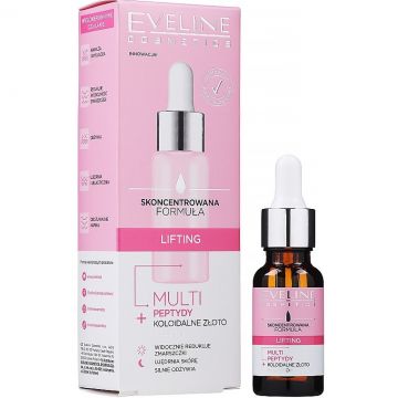 Ser lifting cu multi peptide Eveline Cosmetics, 18 ml