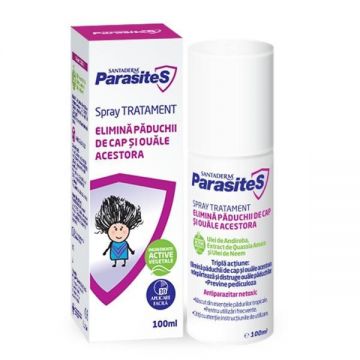 Spray Tratarea Paduchilor Santaderm ParasiteS, 100 ml