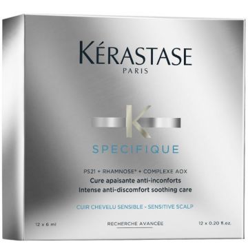 Tratament Calmant Intensiv - Kerastase Specifique Intense Anti-Discomfort Soothing Care, 12 x 6ml