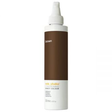 Balsam Nuantator cu Pigment Intens - Milk Shake Conditioning Direct Colour Brown, 100 ml