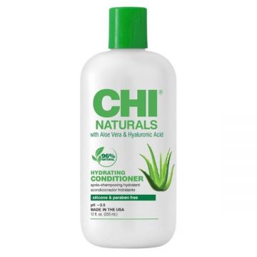 Balsam Hidratant cu Aloe Vera si Acid Hialuronic - CHI Naturals Hydrating Conditioner, 355 ml