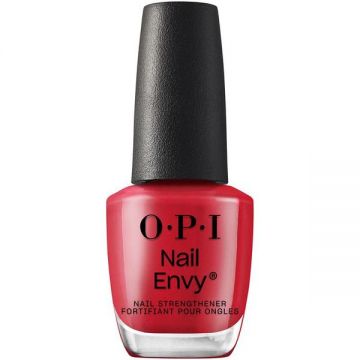 Tratament pentru Intarirea Unghiilor - OPI Nail Envy Strength + Color, Big Apple Red™, 15 ml