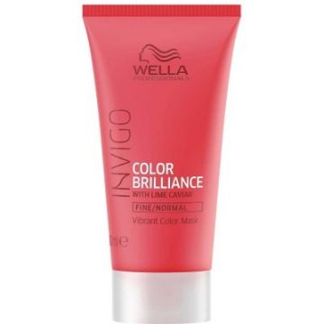 Masca de par Wella Professionals Invigo Color Brilliance for Fine Hair (Concentratie: Masca, Gramaj: 30 ml)