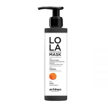 Masca nuantatoare cu colagen si 94% ingrediente naturale Coral Lola Mask 200 ml