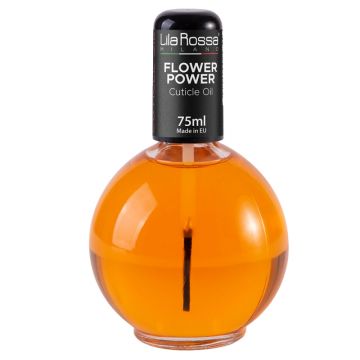 Ulei cuticule cu pensula, Lila Rossa, aroma Flower Power, 75 ml
