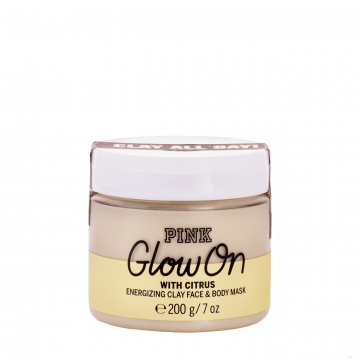 PINK GLOW ON ENERGIZING CLAY FACE & BODY MASK 200 gr