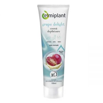 Crema Depilatoare pentru Piele Normala - Elmiplant Grape Delight, 150 ml