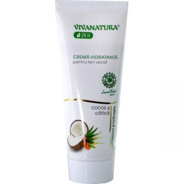 Crema Hidratanta pentru Ten Uscat Vivanatura, 75 ml