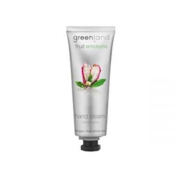 Crema maini, cu fructul dragonului si ceai alb, Greenalnd, tub, 75 ml