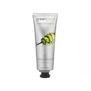 Crema maini, cu lamaie verde si vanilie, Greenland, tub 75 ml