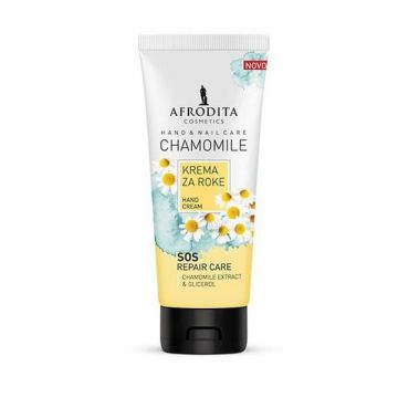 Crema Protectoare pentru Maini - Cosmetica Afrodita Camomile, 100ml