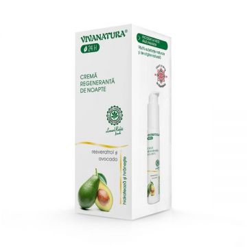 Crema Regeneranta de Noapte Vivanatura, 45 ml