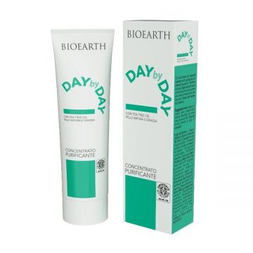 Gel Concentrat pentru Ten Gras si Impur Day by Day Bioearth, 15 ml