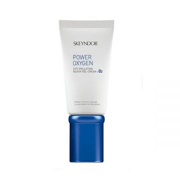 Gel-Crema Antipoluare si Oxigenare Pentru Piele Mixta si Grasa - Skeyndor City Pollution Block Gel-Cream+ O2, 50ml