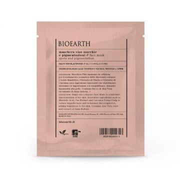 Masca pentru Ten Pete Pigmentare - Tip Servetel - Bioearth, 1 buc