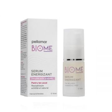 Serum Energizant pentru Ten Uscat Biome Pellamar, 15 ml