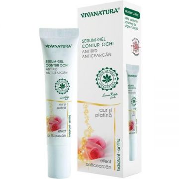 Serum - Gel Contur Ochi Antirid Vivanatura, 15 ml