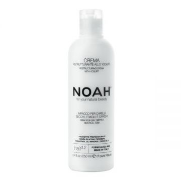 Balsam Crema Restructurant cu Iaurt pentru Par Uscat, Fragil si Lipsit de Stralucire 2.2 Noah, 250ml