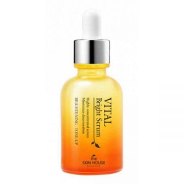 Ser Concentrat pentru Uniformizare Culoare si Luminozitate The Skin House Vital Bright, 30 ml