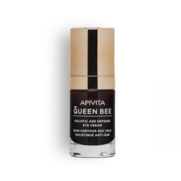 Cremă pentru ochi antirid, Holistic Age Defense, Apivita, 15 ml