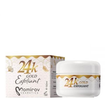 Exfoliant Facial cu Aur24K, Momirov Cosmetics, 50ml