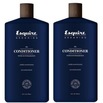 Pachet 2 x Balsam de Par pentru Barbati - CHI Farouk Esquire Grooming Conditioner, 739ml